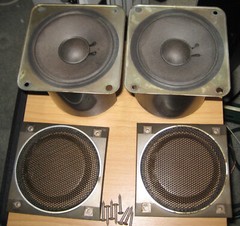 Pair of Pioneer midranges from CS-930 speaker – 125466