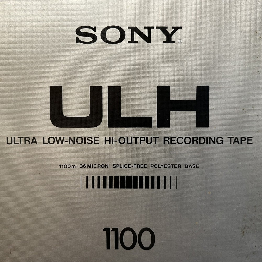 Sony ULH-11-1100-BL Reel Recording Tape, LP, 10″ Metal Reel, 3600 ft