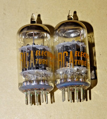 Pair, RCA Radiotron Type 5814A Radio/Audio Tubes, NOS