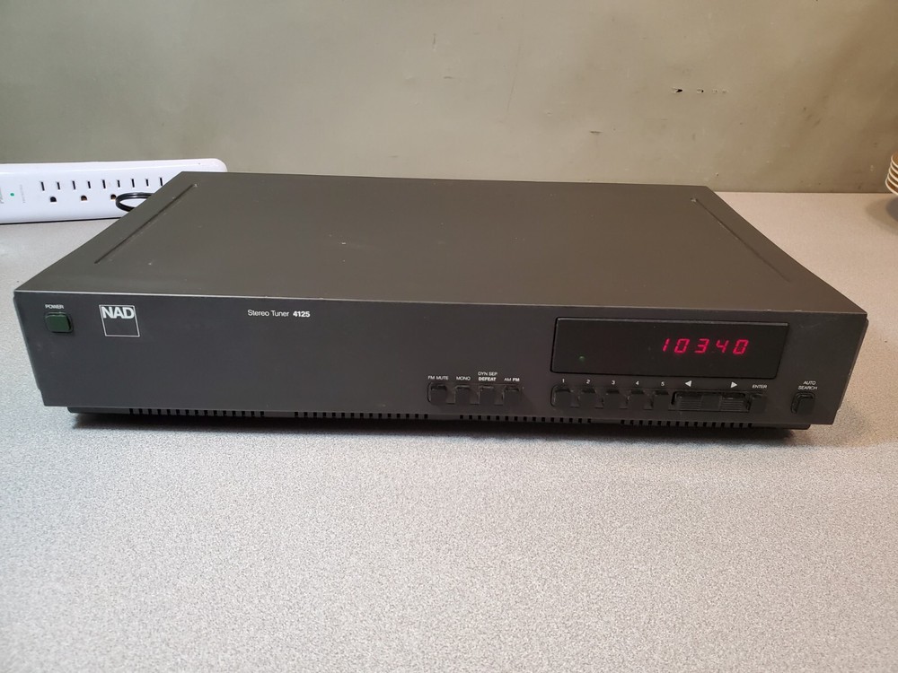 NAD 4125 AM/FM Stereo Tuner, Tested and Working