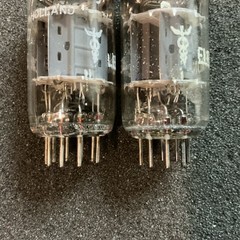 NOS Amperex 12AX7 ECC83 Electronics for Medicine Tubes MATCHED Bugle Boy 12ax7a