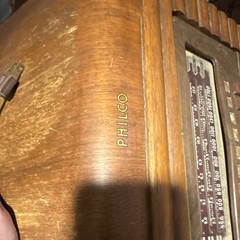 Philco Vintage Wood Tabletop Radio AM/SW Analog Tuning MPN 10486-A