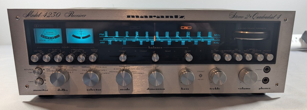 Marantz 4230 Stereo 2+ Quadradial 4 Stereo Receiver Serviced (no AM)