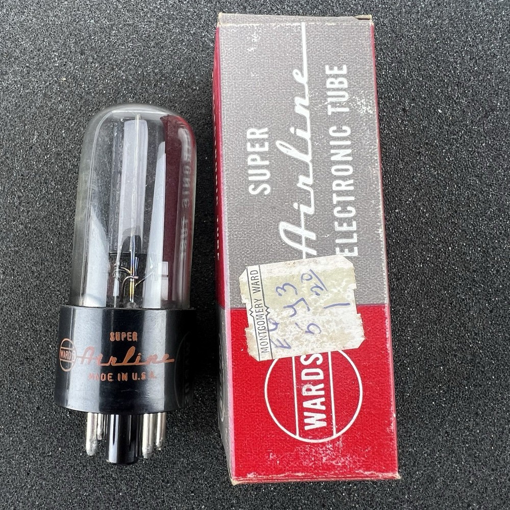 NOS WARDS Super Airline 5Y3GT Amplifier Vacuum Tube – Tested