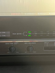 AIWA AD-S10 Vintage 1980s Single Stereo Cassette Deck Tested Works