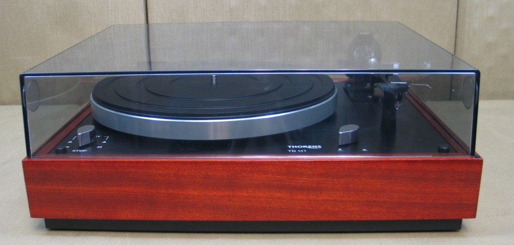 Thorens TD 147 Turntable Fully Tested/ Ortofon OM10/New Belt/RCA Jacks/Manual