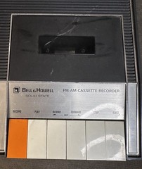 Bell & Howell Solid State FM AM Cassette Recorder #3000 Japan Vintage Rare HTF