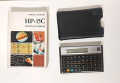 Hewlett Packard HP 15C Scientific Calculator / slipcase / Owner’s Handbook