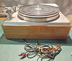 1962 Empire 298 3-Speed Turntable w/ Vintage Shure V15 Type II Cartridge TESTED