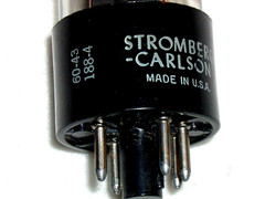 1960 GE FAT BASE 5AR4 / GZ-34 – for STROMBERG CARLSON