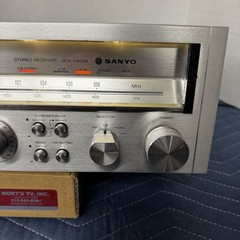 SANYO JCX-2400K VINTAGE AM/FM STEREO RECEIVER – SERVICED – CLEANED – TESTED