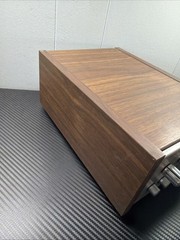 Sony Noise Reduction Adaptor NR-115 Woodgrain Silver Face Vintage Audio Equip