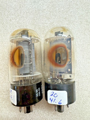 GE 6L6GC Used Pair Output Tubes