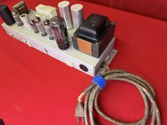 Hammond H-AO-43-1 Working Tube Amp Chassis 1968 NICE TUBES! MAKE OFFER
