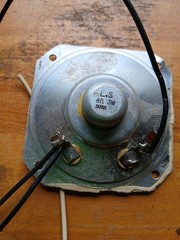 Working Vintage Pair 3″ HiFi closed back Tweeter Speakers L.S 3watts 8ohm Japan
