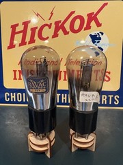 Matched Pair RAVAC 227 Type 27 Globe Tubes 539C Test NOS 🌊