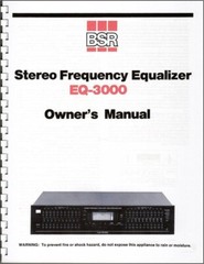 BSR EQ-3000 Stereo Frequency Equalizer Owner’s Manual