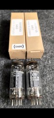 NOS Siemens 6463 Telefunken Made Matched Pair Diamond Base Tubes 51/49 48/51