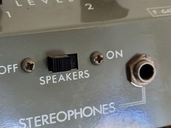 Vintage Allegro Speaker Amp Output Unit Stereophone Jack F-641 Untested