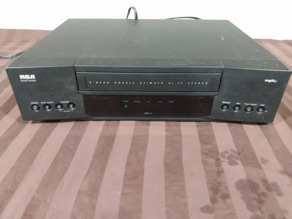 RCA Home Theatre VCR Plus+ 4 Head VR611HF Hi-Fi Stereo Tested NO REMOTE