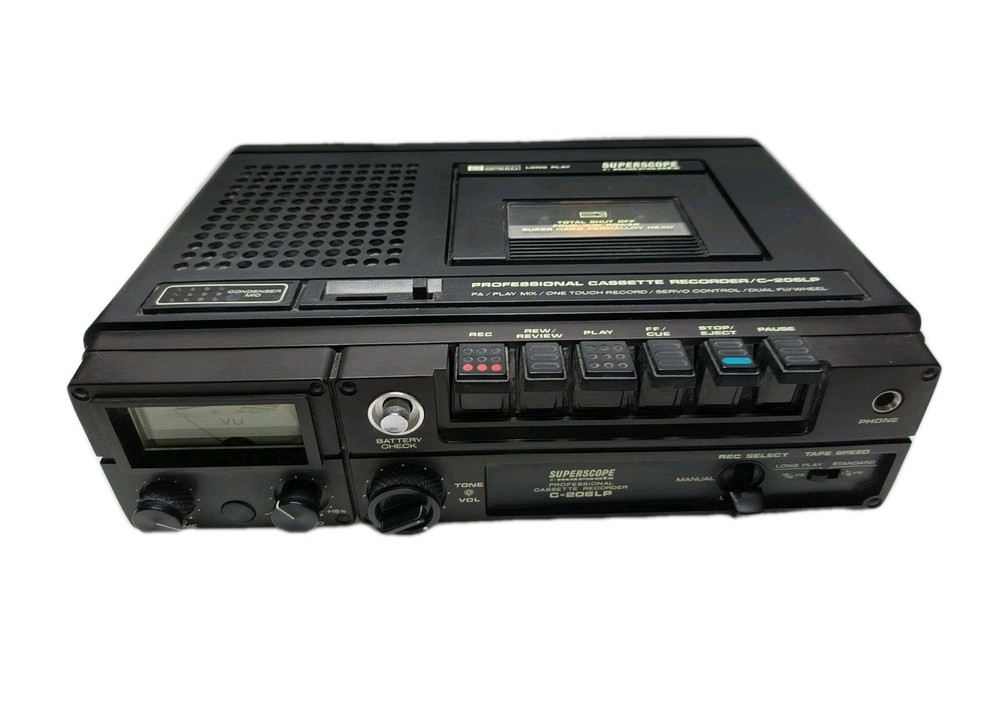Marantz Superscope Professional Cassette Recorder C-206LP – 2 Speed For Parts