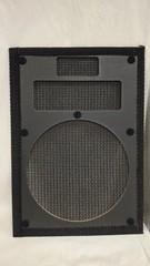 VINTAGE 1970s OEM Pair Klipsch Heresy 1 Black Speaker Grills Original Grilles