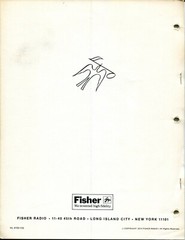 Vintage Fisher Model 234 4/2 Channel Stereo Receiver Service Manual