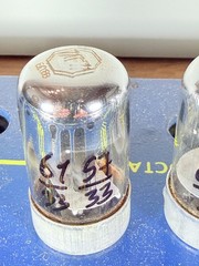 Matched Pair Sylvania 7F7 Sub 6SL7 Tested Like NOS Balanced Tube