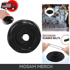 100 Rubber Belt Replacement for Recorders Cd-rom Video Machine Walkman Dvd Drive