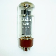 1 PAIR of NOS Marshall EL34 B Tubes Brand New Old Stock Burnt Tested and Matched