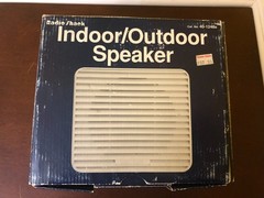 Pair Of New 1993 Radio Shack Indoor/Outdoor Mounted Speakers Cat. No. 40-1248B