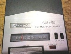 VINTAGE Audiovox FM-8A FM Radio Multiplex Tuner Adapter For 8 Track Player NICE