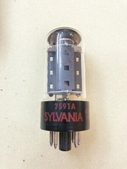 Sylvania 7591 7591A NOS Excellent Testing Values Red Prints