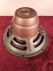 University C-12SW woofer vintage Dual Voice Coil Speaker Driver. parts/ repair