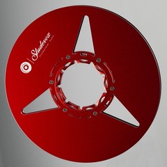 Studevox 10.5″ Polished Red Aluminium Empty Tape Reel For Reel Tape Recorders