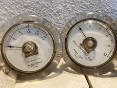 Lot of 5 Analog Panel Meters Western Electric