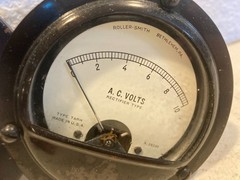Lot of 5 Analog Panel Meters Western Electric