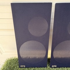 Pair Of Vintage EPI (Epicure) Model 100V, Speakers Grills Covers Only, W/Logo