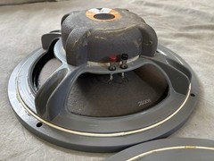Pair of JBL D123 12” Signature Speakers 16 Ohm James B. Lansing for Repair