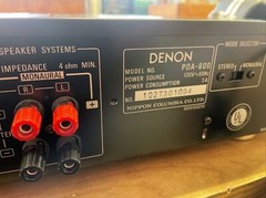 Vintage Denon POA-800 2 Channel Stereo Home Power Amplifier 50 Watts /Channel #2