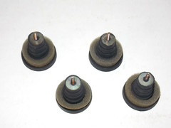 Vintage Lot of 4 Fisher MT-720 Turntable Original Anti-Vibration Rubber Feet