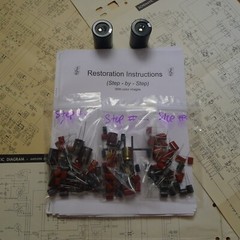 Kenwood KR-710 rebuild restoration recap service kit repair filter capacitor