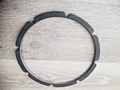 Vintage NOS 10″ diameter paper speaker gasket black