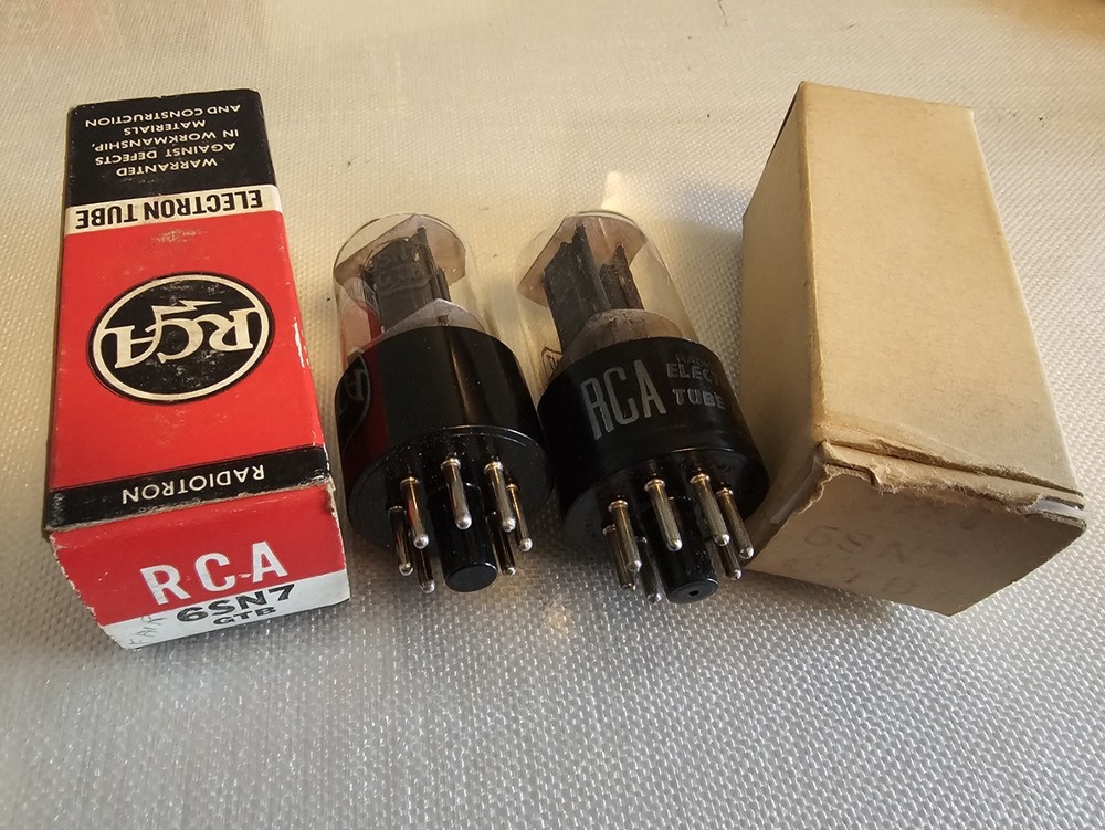 RCA Electron 6SN7GTB Vacuum Tube