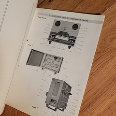 Akai Model X-300 Reel to Reel Service Manual Original