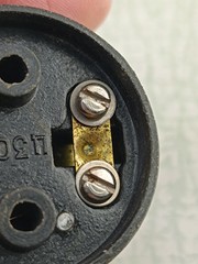 Vintage Soviet USSR Push button, Call Button, Switch, Carbolite
