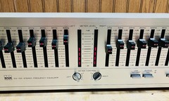 BSR EQ-110X – Ten Band Stereo Equalizer – Tested/Serviced/Working. See video