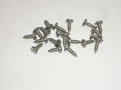 MC #6 3/8″ SLOTTED PAN HEAD SHEET METAL SCREW 20PC FOR HEATHKIT CASE #250-89