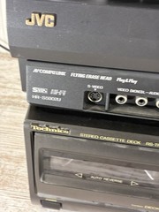 Lot Of 4 Devices For Parts Or Repair VCR JVC Hr-s5902u Sony Slv-d370p Technics