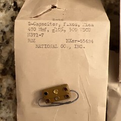 Vintage Small Fixed Capacitor Kit #2 In Box Aerovox National Co. – Most Unopened